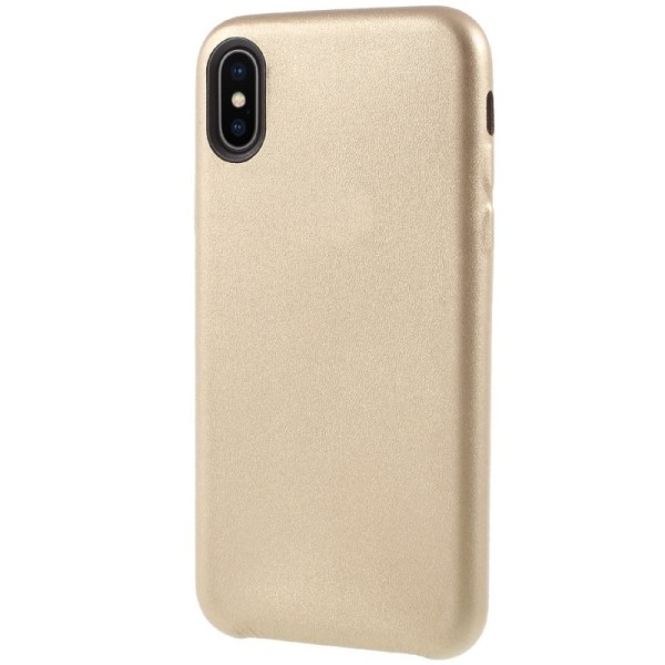 Soft Slim ādas apvalks - zelta (iPhone X / Xs)