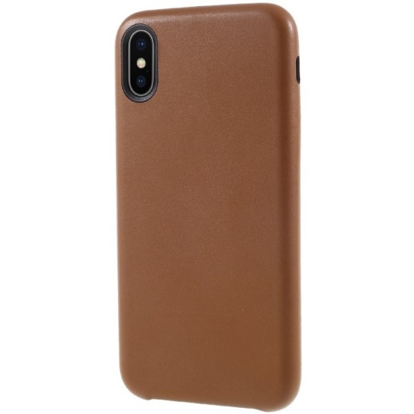 Soft Slim ādas apvalks - brūns (iPhone X / Xs)