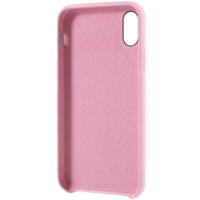 Soft Slim серии Apple iPhone X (iPhone Xs) светло-розовый кожаный чехол | Vacins.lv