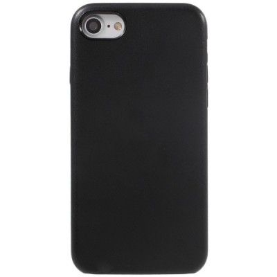 Soft Slim серии Apple iPhone 7 (iPhone 8) чёрный кожаный чехол | Vacins.lv