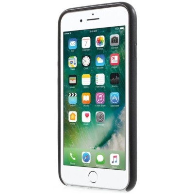 Soft Slim серии Apple iPhone 7 (iPhone 8) чёрный кожаный чехол | Vacins.lv