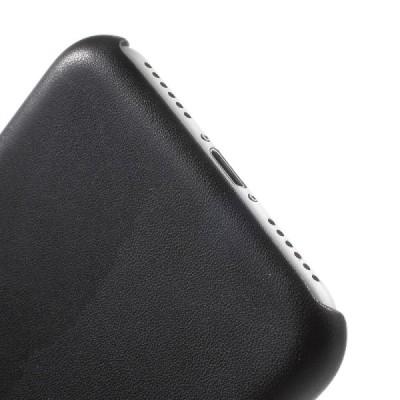 Soft Slim серии Apple iPhone 7 (iPhone 8) чёрный кожаный чехол | Vacins.lv