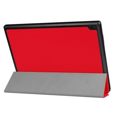 Lenovo Tab410 (TB-X304F) красный кожаный чехол-книжка (складной) | Vacins.lv