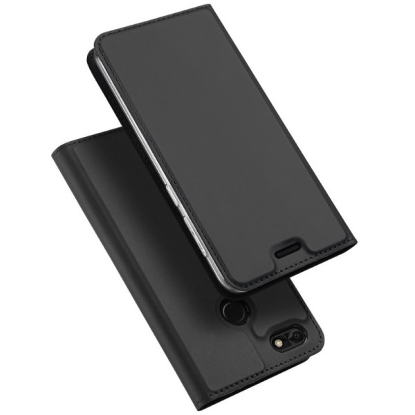 „Dux Ducis“ Skin atvērams maciņš - melns (P9 Lite Mini)