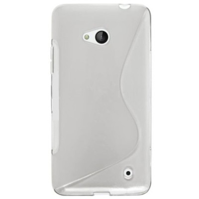 Microsoft Lumia 640 LTE „S-Line“ прозрачный твердый силиконовый чехол из TPU | Vacins.lv