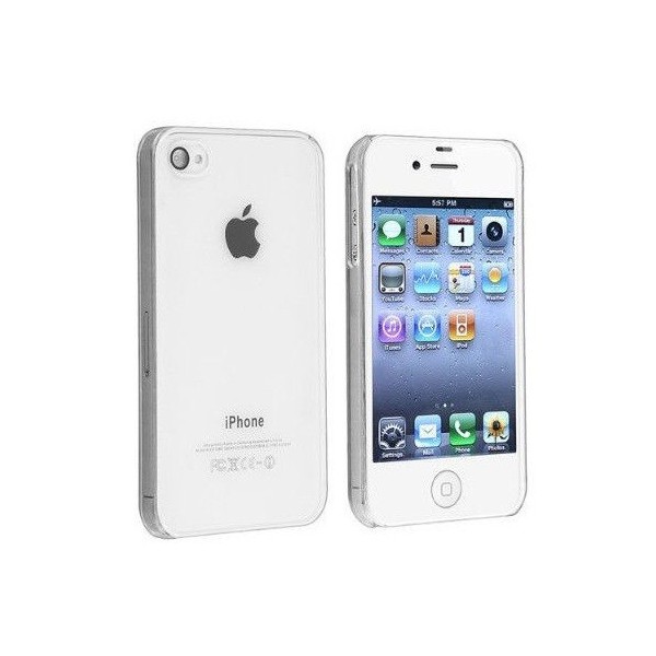 Пластиковый чехол – прозрачный (iPhone 4 / 4S)
