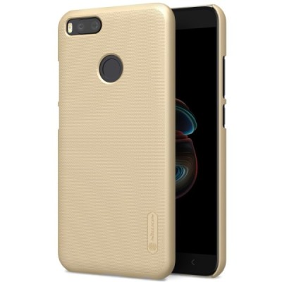 Nillkin Frosted Shield Xiaomi Mi A1 и Mi 5X золотой пластиковый чехол + защитная пленка для экрана | Vacins.lv
