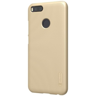 Nillkin Frosted Shield Xiaomi Mi A1 и Mi 5X золотой пластиковый чехол + защитная пленка для экрана | Vacins.lv