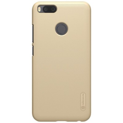 Nillkin Frosted Shield Xiaomi Mi A1 и Mi 5X золотой пластиковый чехол + защитная пленка для экрана | Vacins.lv