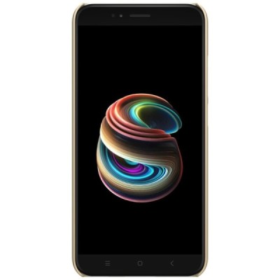 Nillkin Frosted Shield Xiaomi Mi A1 и Mi 5X золотой пластиковый чехол + защитная пленка для экрана | Vacins.lv