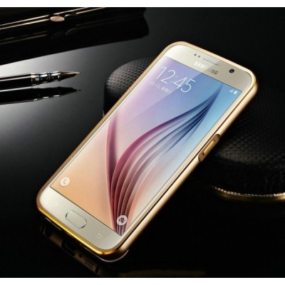 Samsung Galaxy S6 G920F Luxury рамка (бампер), чехол - чёрный | Vacins.lv