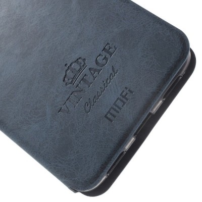 „Mofi“ Vintage серии Meizu m3 note синий кожаный чехол-книжка | Vacins.lv