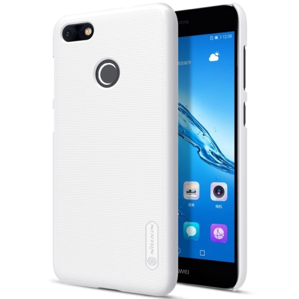 „Nillkin“ Frosted Shield futrālis - balts + ekrāna aizsargplēve (P9 Lite Mini)