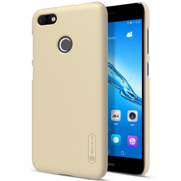 „Nillkin“ Frosted Shield futrālis - zelta + ekrāna aizsargplēve (P9 Lite Mini)