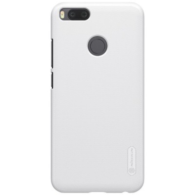Nillkin Frosted Shield Xiaomi Mi A1 и Mi 5X белый пластиковый чехол + защитная пленка для экрана | Vacins.lv