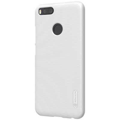 Nillkin Frosted Shield Xiaomi Mi A1 и Mi 5X белый пластиковый чехол + защитная пленка для экрана | Vacins.lv