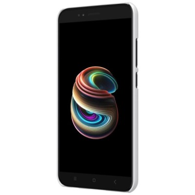 Nillkin Frosted Shield Xiaomi Mi A1 и Mi 5X белый пластиковый чехол + защитная пленка для экрана | Vacins.lv