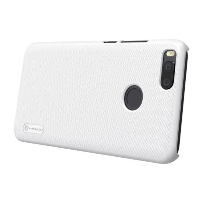 Nillkin Frosted Shield Xiaomi Mi A1 и Mi 5X белый пластиковый чехол + защитная пленка для экрана | Vacins.lv