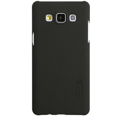 Samsung Galaxy A5 (A500) Nillkin Frosted Shield brūns plastmasas apvalks + ekrāna aizsargplēve / Vacins.lv