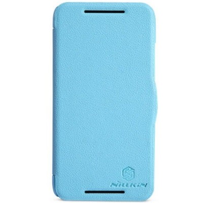 HTC Desire 601 „Nillkin“ Fresh atvēramais zils futrālis / Vacins.lv