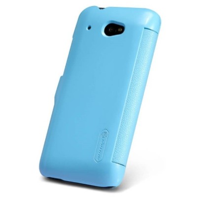 „Nillkin“ Fresh HTC Desire 601 синий кожаный чехол-книжка | Vacins.lv