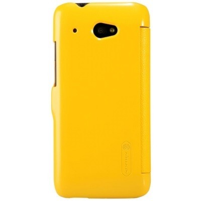 „Nillkin“ Fresh HTC Desire 601 жёлтый кожаный чехол-книжка | Vacins.lv