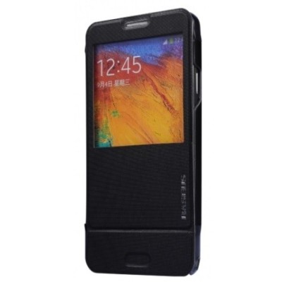 Samsung Galaxy Note 3 Baseus Folio чёрный чехол - книжка | Vacins.lv