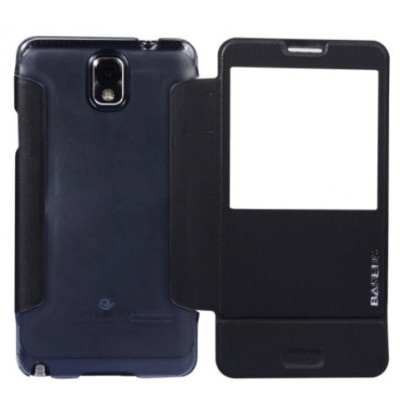 Samsung Galaxy Note 3 Baseus Folio чёрный чехол - книжка | Vacins.lv
