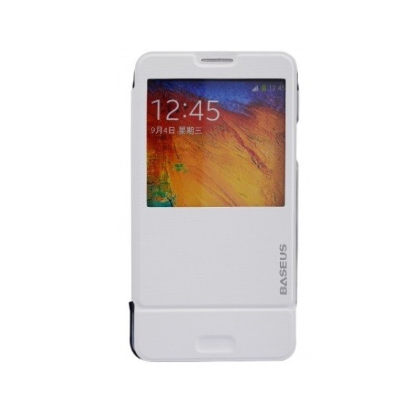 „Baseus“ Folio Ultrathin чехол-книжка – белый (Galaxy Note 3)