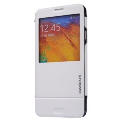 Samsung Galaxy Note 3 Baseus Folio Ultrathin белый чехол - книжка | Vacins.lv