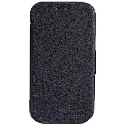 „Nillkin“ Fresh Samsung Galaxy S4 (i9500) чёрный кожаный чехол-книжка | Vacins.lv