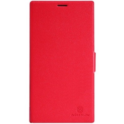 Nokia Lumia 1520 Nillkin Fresh atverčiamas raudonas odinis dėklas - knygutė / Priedai.lt