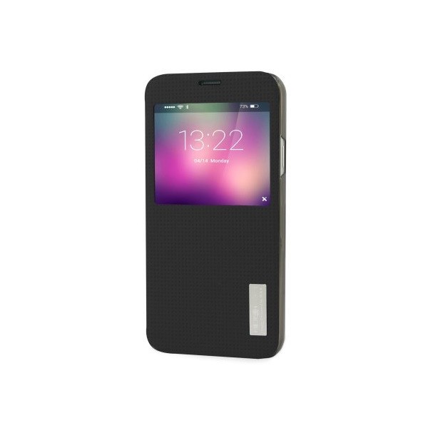 „ROCK“ Elegant чехол-книжка - чёрный (Galaxy S5 / S5 Neo)