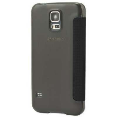 ''ROCK'' Elegant чёрный чехол-книжка для Samsung Galaxy S5 G900 (S5 Neo G903) | Vacins.lv