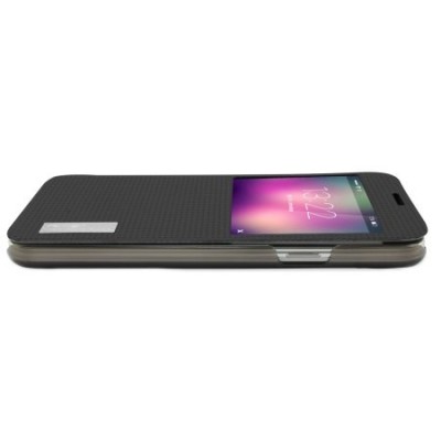 ''ROCK'' Elegant чёрный чехол-книжка для Samsung Galaxy S5 G900 (S5 Neo G903) | Vacins.lv