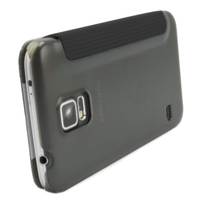 ''ROCK'' Elegant чёрный чехол-книжка для Samsung Galaxy S5 G900 (S5 Neo G903) | Vacins.lv