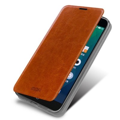 „Mofi“ Rui Meizu MX4 коричневый кожаный чехол-книжка | Vacins.lv