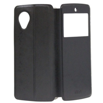 Кожаный черный чехол ''Mofi'' Rui для LG Nexus 5 E980 | Vacins.lv