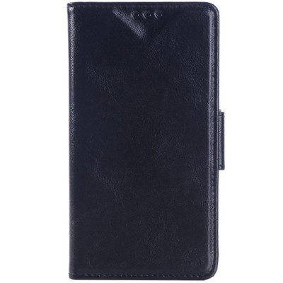 Samsung Galaxy Note 4 (N910) открываемый чёрный кожаный чехол - книжка | Vacins.lv