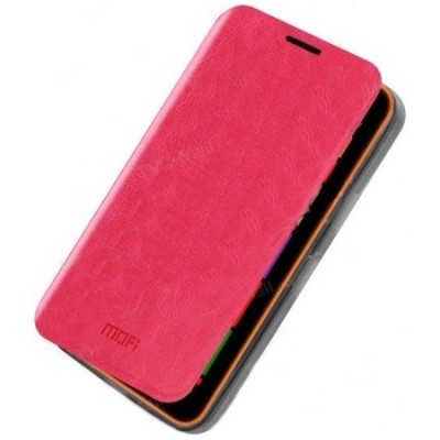 Nokia Lumia 1320 „Mofi“ Rui ādas atvēramais rozs futrālis / Vacins.lv