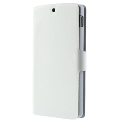 „Doormoon“ серии LG Nexus 5 E980 белый кожаный чехол-книжка | Vacins.lv