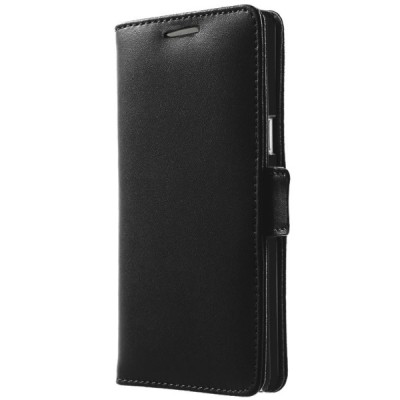 „Doormoon“ серии Samsung Galaxy A5 (A500) чёрный кожаный чехол-книжка | Vacins.lv