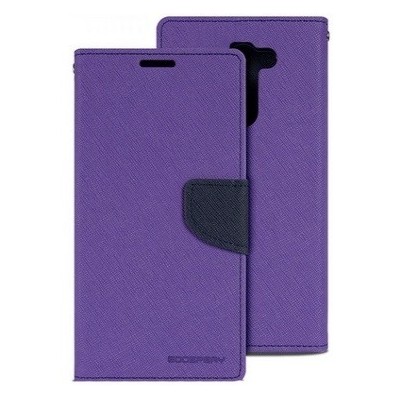 „Mercury“ Fancy LG G2 D802 фиолетовый кожаный чехол-книжка | Vacins.lv