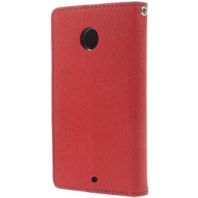 „Mercury“ Fancy Motorola Nexus 6 красный кожаный чехол-книжка | Vacins.lv