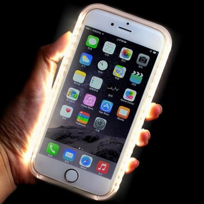 ANDSUN Apple iPhone 6 (6s) чёрный светящийся пластиковый чехол | Vacins.lv