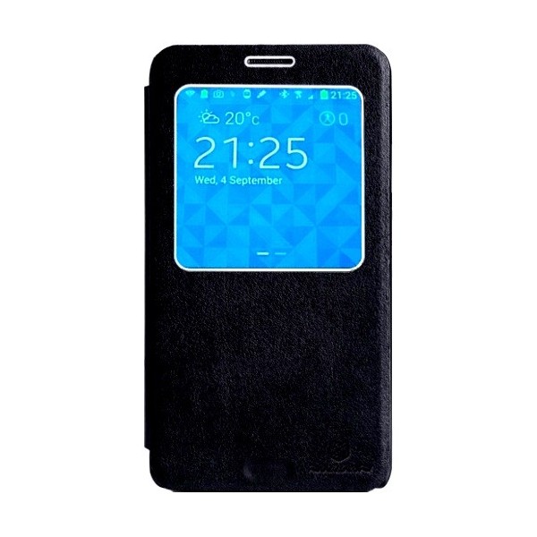 „Nillkin“ Leather чехол-книжка – чёрный (Galaxy Note 3)