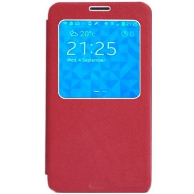 Samsung Galaxy Note 3 Nillkin Leather красный чехол-книжка | Vacins.lv