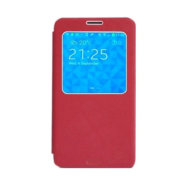 „Nillkin“ Leather чехол-книжка - красный (Galaxy Note 3)