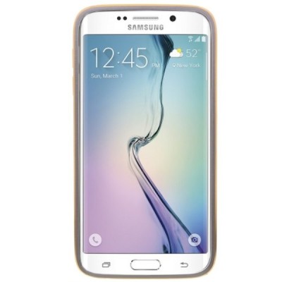 Samsung Galaxy S6 Edge (G925) Luphie пластиковый чехол с металлической рамкой - чёрный | Vacins.lv
