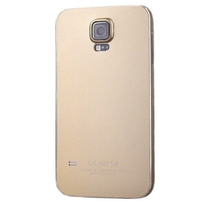 Samsung Galaxy S5 G900 (S5 Neo G903) Luphie metāls apvalks - zelta / Vacins.lv